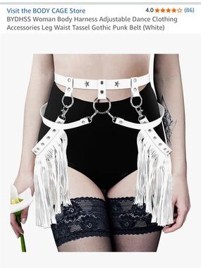 Leather Festival Body Harness Belt